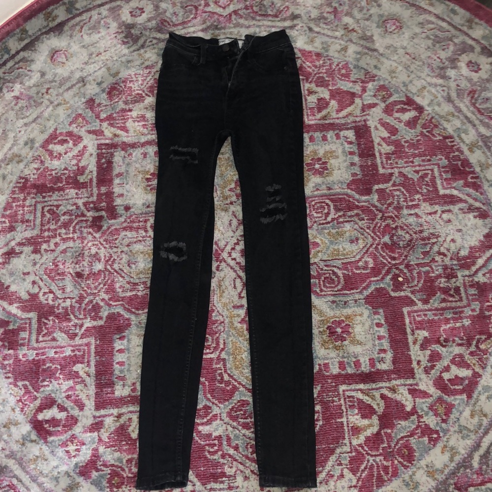 Free People Black Jeans